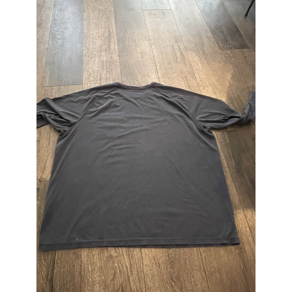 Carhartt Shirt Mens 2XL Blue Long Sleeve Tee Heavyweight Workwear Relaxed Fit - Picture 9 of 9